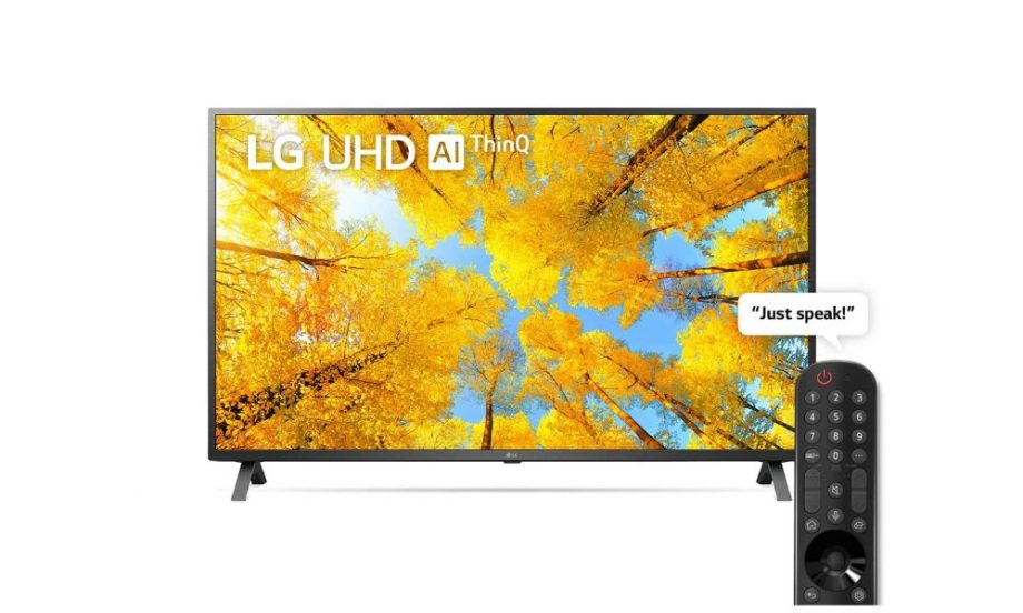 LG 4K UHD 43 Inch UQ75 series, α5 Gen5 AI Processor, Dolby Atmos, Magic Remote